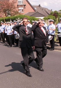 Zugleiter HP Kluth + T Bausch  v.r.